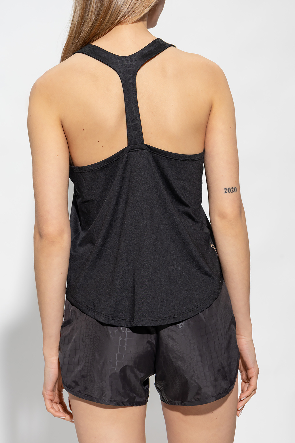 Black 'Sustainable' collection tank top Ea7 Emporio Armani
